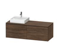 Duravit Duravit Meuble sous-lavabo L-Cube 142x55x48,2 cm, 2 tiroirs, wd, angle gauche, N foncé Quantité:1
