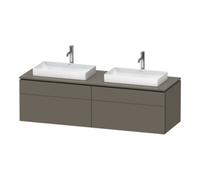 Duravit Duravit Meuble sous-lavabo L-Cube 162x55x48,2 cm, 2 tiroirs, pour montage mural, système d'encastrement Quantité:1