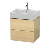 Duravit Duravit Meuble sous-lavabo L-Cube 58,4 x 45,9 cm, méd. chêne, 2 tiroirs, suspendu Quantité:1