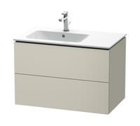 Duravit Duravit Meuble sous-lavabo L-Cube 82x48,1x55 cm, 2 tiroirs, évier à gauche, Tau mat Quantité:1