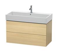 Duravit Duravit Meuble sous-lavabo L-Cube 98,4 x 45,9 cm, méd. chêne, 2 tiroirs, suspendu Quantité:1