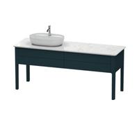 Duravit Duravit Meuble sous lavabo Luv 173,3x57x74,3 cm, 2 tiroirs, st, L, bleu s-mat Quantité:1