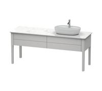 Duravit Duravit Meuble sous lavabo Luv 173,3x57x74,3 cm, 2 tiroirs, st, R, No w m Quantité:1