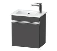 Duravit Sivida bâti-support pour lavabo, charnières à gauche, poignée profilée chromée, 400x287x443mm, pour ME by Starck, SV4642L10490000