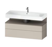 Duravit Duravit Meuble sous-lavabo Qatego 119x47x59 cm, avec tiroir, 1 porte, blanc brillant Quantité:1