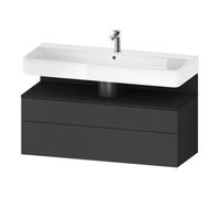 Duravit Duravit Meuble sous-lavabo Qatego 119x47x59 cm, gris m/Gr m, 1 porte, avec B Quantité:1