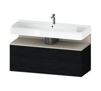 Duravit Duravit Meuble sous-lavabo Qatego 119x47x59 cm, T avec porte, 1 tiroir, avec niche Quantité:1