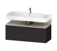 Duravit Duravit Meuble sous-lavabo Qatego 119x47x59cm, T avec porte, 1 tiroir, avec poignée B Quantité:1