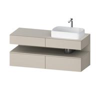 Duravit Duravit Meuble sous lavabo Qatego 140x55x60 cm, T m/ta m, Pl, coin droit Quantité:1