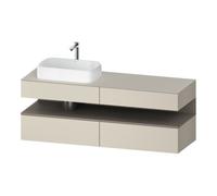 Duravit Duravit Meuble sous-lavabo Qatego 160x55x60 cm, avec tiroir, blanc brillant Quantité:1