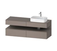 Duravit Duravit Meuble sous lavabo Qatego 160x55x60 cm, blanc mat, console, lavabo droit Quantité:1