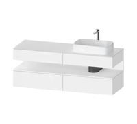 Duravit Duravit Meuble sous lavabo Qatego 160x55x60 cm, blanc mat, consoles, lavabo droit Quantité:1