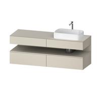 Duravit Duravit Meuble sous-lavabo Qatego 160x55x60 cm, T m, consoles, cuvette droite Quantité:1
