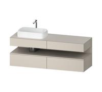 Duravit Duravit Meuble sous lavabo Qatego 160x55x60 cm, T ma, console, cuvette gauche Quantité:1