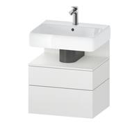Duravit Duravit Meuble sous lavabo Qatego 59x47x59 cm, blanc mat, 1 tiroir, 1 coulisse Quantité:1