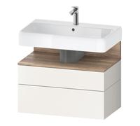 Duravit Duravit Meuble sous-lavabo Qatego 79x47x59 cm, blanc mat, 1 tiroir, avec niches Quantité:1