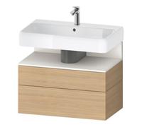 Duravit Duravit Meuble sous-lavabo Qatego 79x47x59 cm, blanc mat/éclairage LED, 1 tiroir, avec niches Quantité:1