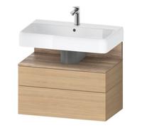 Duravit Duravit Meuble sous-lavabo Qatego 79x47x59 cm, E Ma/E N, 1 tiroir, avec niches Quantité:1