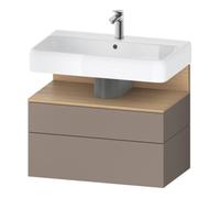 Duravit Duravit Meuble sous-lavabo Qatego 79x47x59 cm, E na/b m, 1 porte, avec niche Quantité:1
