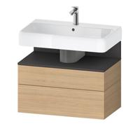 Duravit Duravit Meuble sous lavabo Qatego 79x47x59 cm, gris m/E N, 1 tiroir, m B Quantité:1