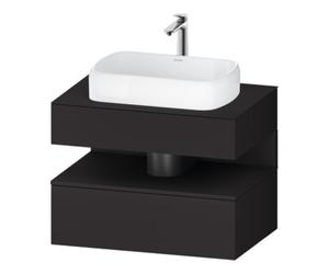 Duravit Duravit Meuble sous lavabo Qatego 80x55x60 cm, gris, console, niche Quantité:1