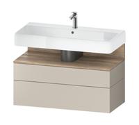 Duravit Duravit Meuble sous-lavabo Qatego 99x47x59 cm, E Ma/t m, 1 porte, avec niches Quantité:1