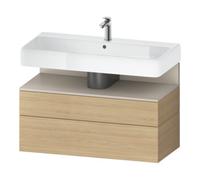 Duravit Duravit Meuble sous-lavabo Qatego 99x47x59cm, T avec Éclairage, 1 tiroir, avec niches Quantité:1