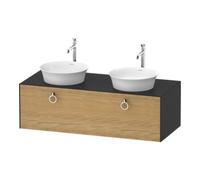Duravit Duravit Meuble sous-lavabo White Tulip 130x55 cm, gris mat, avec porte/tiroir Quantité:1