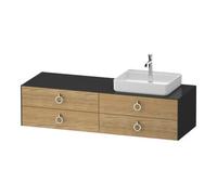 Duravit Duravit Meuble sous lavabo White Tulip 160x55 cm, B R, E N gris, k entrée/sortie Quantité:1