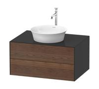 Duravit Duravit Meuble sous lavabo White Tulip 80x55 cm, US N m/gra g, 2 tiroirs, 1 plan, suspendu Quantité:1