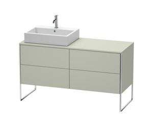 Duravit Duravit Meuble sous lavabo XSquare 140x77,8x53,8 cm, 4 tiroirs, blanc laqué, top semi-mat Quantité:1