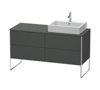 Duravit Duravit Meuble sous-lavabo XSquare 140x77,8x53,8 cm, 4 tiroirs, graph m Quantité:1