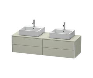 Duravit Duravit Meuble sous-lavabo XSquare 160x54,8x40 cm, 4 tiroirs, blanc brillant, bois, profondeur satinée Quantité:1