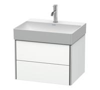 Duravit XSquare Meuble sous-lavabo suspendu, 2 tiroirs, 584x397x460mm, XS416108484
