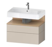 Duravit Duravit Meuble sous-vasque Qatego 79x47x59 cm, E na/tau m, 1 porte, m B Quantité:1