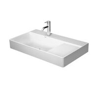 Duravit Duravit Meuble vasque asymétrique DuraSquare 80x47 cm, sans trop-plein, avec vidage HLB, cuve à gauche, sans vidage HL, blanc Quantité:1
