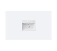 Duravit DuraSquare lavabo 2353600041 blanc, 60x47cm, sans trop-plein, avec trou pour robinetterie