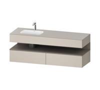 Duravit Duravit Meuble vasque encastré Qatego 160x50x60 cm, Kon-WTU, blanc, bas. m/tau ma Quantité:1
