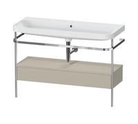 Duravit Duravit Meuble vasque Happy D.2 Plus 117,5x49 cm, avec colonne, 1 tiroir, sans trou robinet, tablette avec Quantité:1