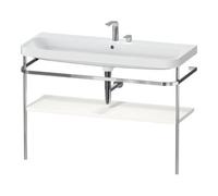 Duravit Duravit Meuble vasque Happy D.2 Plus 117,5x49 cm, avec console, 2 trous, blanc brillant Quantité:1
