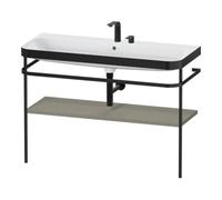 Duravit Duravit Meuble vasque Happy D.2 Plus 117,5x49 cm, avec console, 2 trous, mat satiné Quantité:1