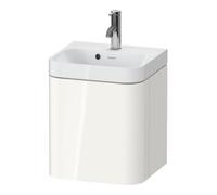 Duravit Duravit Meuble vasque Happy D.2 Plus 40x36 cm, 1 tiroir, raccord à droite, avec trop-plein, blanc brillant Quantité:1