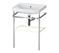 Duravit Duravit Meuble vasque Happy D.2 Plus 57,5x49 cm, sans robinetterie, blanc mat, avec console Quantité:1