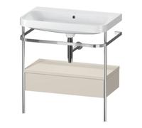 Duravit Duravit Meuble vasque Happy D.2 Plus 77,5x49 cm, sans trou, avec siphon, 1 tiroir Quantité:1