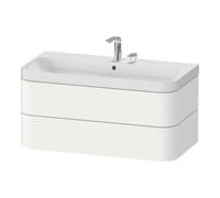 Duravit Duravit Meuble vasque Happy D.2 Plus 97,5x49 cm, 2 tiroirs, blanc mat Quantité:1