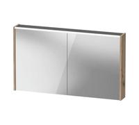 Duravit Duravit Miroir LED D-Code 2.0 m Prise 2 T, lumière froide, 120x70x14,8 cm, Ei Marm Quantité:1