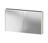 Duravit Duravit Miroir LED D-Code 2,0 m Prise 2 T, lumière frontale, 120x70x14,8 cm, blanc brillant Quantité:1