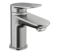Duravit Mitigeur lavabo Wave WA1010002070, saillie 95 mm, sans garniture, acier inoxydable brossé