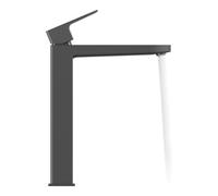 Duravit Manhattan Mitigeur monocommandé pour lavabo, saillie 181 mm, sans garniture découlement, MH1040002046, Couleur: Noir Mat