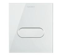 Duravit Duravit Plaque de commande A1 DuraSystem 14,1x15,7mm, verre, blanc, pour urinoir Quantité:1